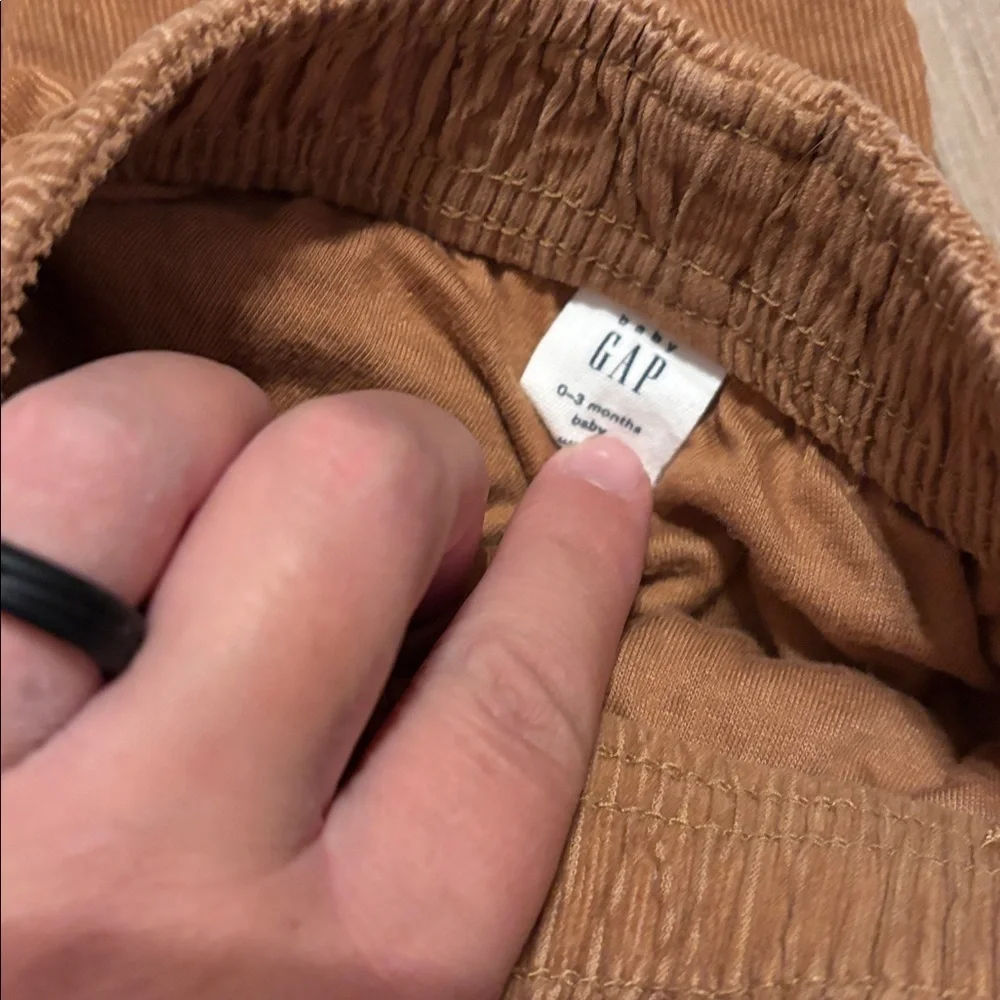 2 piece baby GAP Kids Brown Corduroy Outfit